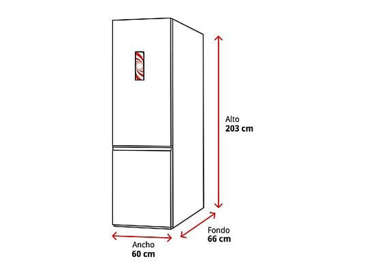 Frigorífico combi – Bosch KGN39VIEB, Total NoFrost, 203 cm, 368 l, Cajón VitaFresh, Perfect Fit, Acero antihuellas