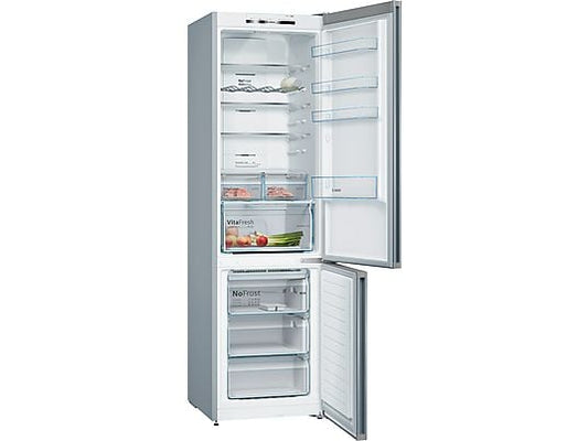 Frigorífico combi – Bosch KGN39VIEA, No frost, 203 cm, 368 l, Cajón VitaFresh, EasyAccess, Inox antihuellas