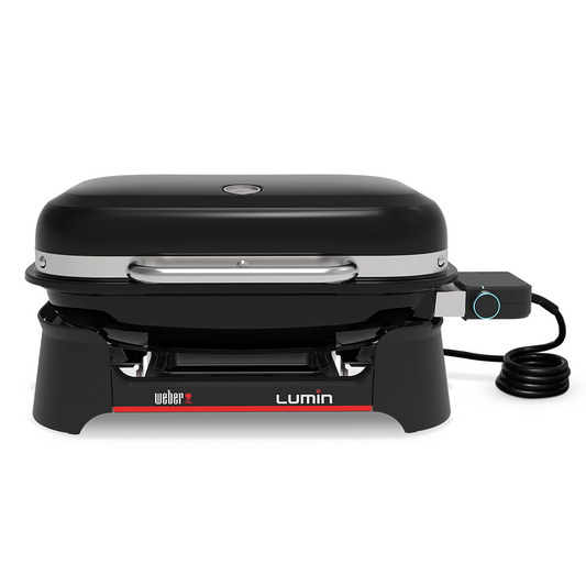 Barbacoa eléctrica portátil – Parrilla 49 x 33 cm – Weber Lumin Black 1502045