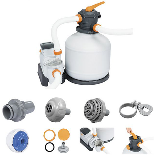 Depuradora de arena Bestway 58486 – Caudal de agua 11355 L/h – 500 W
