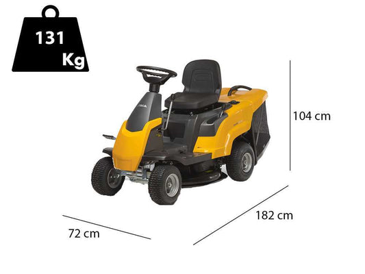 Stiga COMBI 166 Tractor cortacésped Rider – Motor 224 cc – Ancho de corte 66 cm