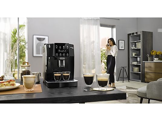 Cafetera superautomática – De’Longhi Magnifica Start ECAM220.21.BG, Molinillo integrado, Sistema Thermoblock, Vaporizador, 1450 W, 15 bar, Negro