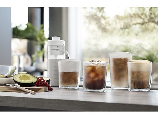 Cafetera superautomática – De’Longhi Eletta Explore Cold Brew ECAM450.65.S, 1450W, 19 bar, Molinillo integrado, Táctil, Bebidas frías calientes, Plata