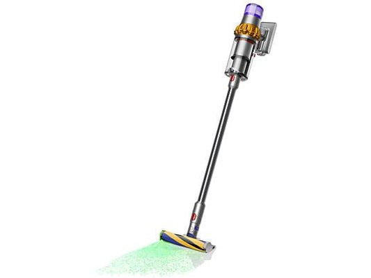 Aspirador escoba – Dyson V15 Detect™ Absolute, Potencia succión 240 AW, 60 min, Inteligente y Potente, 3 Modos, Tecnología Láser, Sensor Suciedad