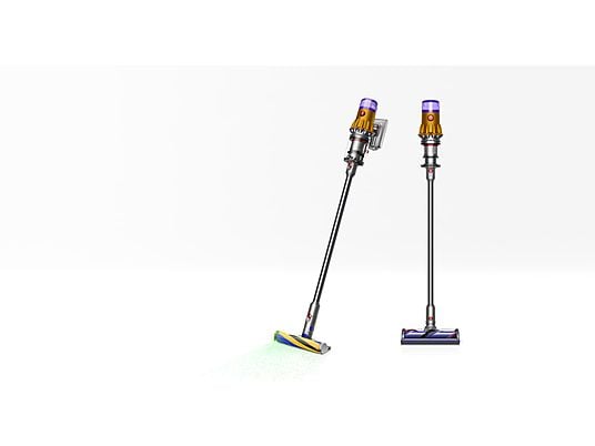 Aspirador escoba – Dyson V12 Detect™ Slim Absolute, Potencia succión 150 AW, Inteligente y Ligero, 60 min, Pantalla LCD, Tecnología Láser
