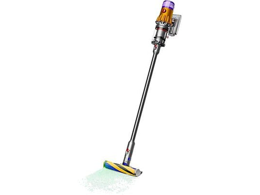 Aspirador escoba – Dyson V12 Detect™ Slim Absolute, Potencia succión 150 AW, Inteligente y Ligero, 60 min, Pantalla LCD, Tecnología Láser