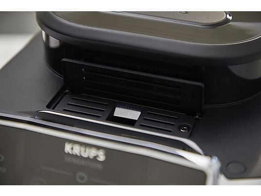 Cafetera superautomática – Krups Sensation C90 EA910E10, 1450 W, 15 bar, 1.7 L, 6 programas, 2 tazas, Barista Inside Technology, Autolimpieza, Plata
