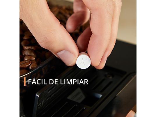 Cafetera superautomática – Krups Sensation C90 EA910E10, 1450 W, 15 bar, 1.7 L, 6 programas, 2 tazas, Barista Inside Technology, Autolimpieza, Plata