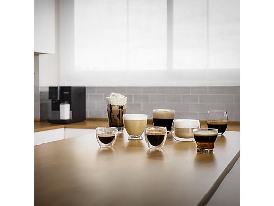 Cafetera superautomática - Cecotec Cremmaet Compactccino Connected Black Silver, 19 bares, Sistema Thermoblock, Black Silver