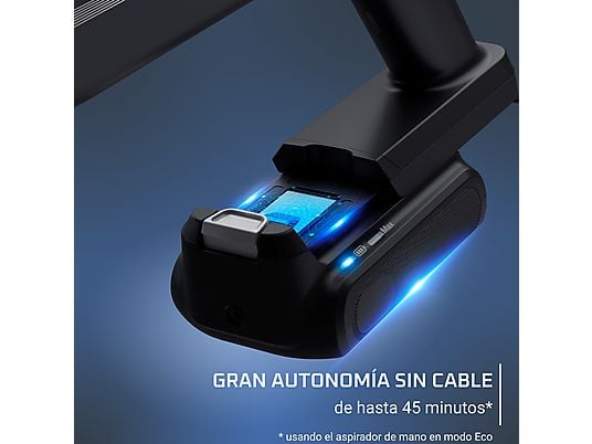 Aspirador escoba – Rowenta RH6A75WO X-Pert 7. 60 Animal Care, 140 W, 0.44 L, 45 min, Ligera, Multisuperficie, Especial mascotas, Rojo