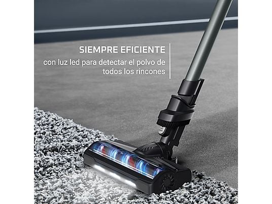 Aspirador escoba – Rowenta RH6A75WO X-Pert 7. 60 Animal Care, 140 W, 0.44 L, 45 min, Ligera, Multisuperficie, Especial mascotas, Rojo