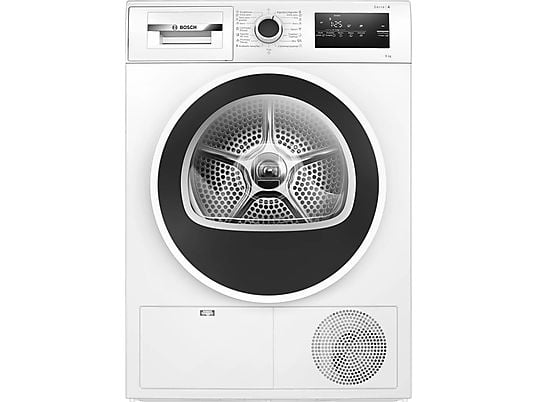 Secadora bomba de calor – Bosch WTR83200ES, Serie 4, 8 kg, 11 programas, AutoDry, Easy Clean, Blanco