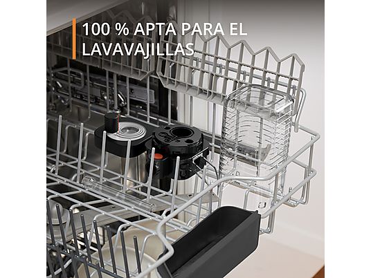 Cafetera superautomática – Krups Sensation Milk EA912B, 15 bar, 1450 W, 1.7 L, 6 modos, 2 tazas, Depósito de leche 0.3 L, Táctil, Gris