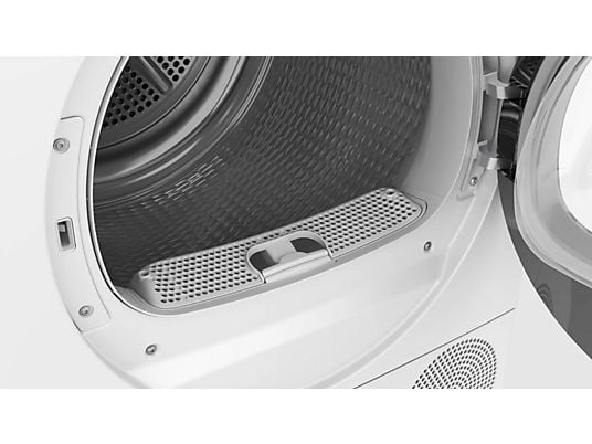 Secadora bomba de calor – Bosch WQG245D0ES, Serie 6, 9 kg, 15 programas, AutoDry, Condensador Autolimpiante, Blanco