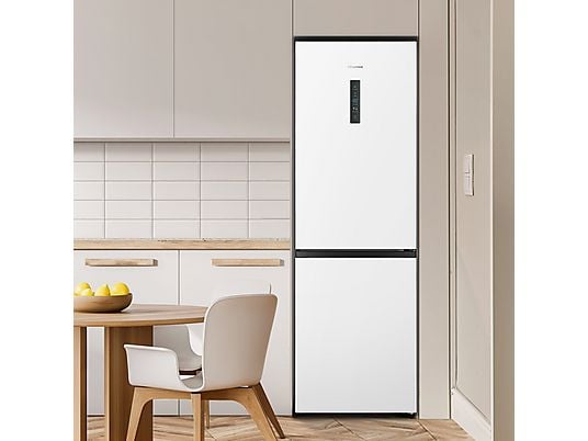 Frigorífico combi – Hisense RB390N4DWD, No Frost, 186 cm, 304 l, Multi Air Flow, Blanco