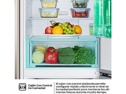 Frigorífico combi – Hisense RB390N4DWD, No Frost, 186 cm, 304 l, Multi Air Flow, Blanco
