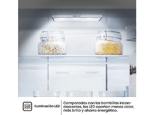 Frigorífico combi – Hisense RB390N4DWD, No Frost, 186 cm, 304 l, Multi Air Flow, Blanco