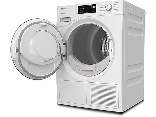 Secadora bomba de calor – Miele TWH780WP EcoSpeed & 9kg, 9 kg, 10 Programas, DirectSensor, SilenceDrum, DryCare 40, Blanco loto