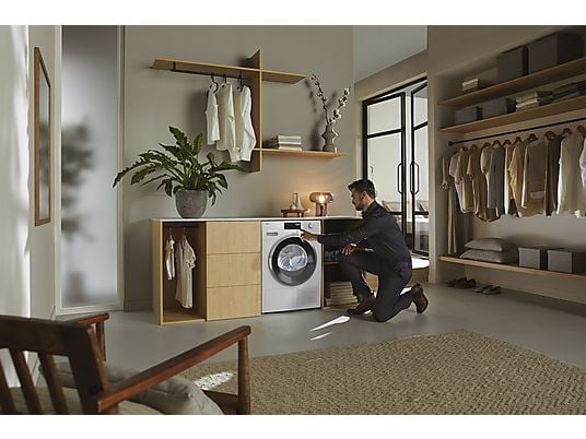 Secadora bomba de calor – Miele TWH780WP EcoSpeed & 9kg, 9 kg, 10 Programas, DirectSensor, SilenceDrum, DryCare 40, Blanco loto