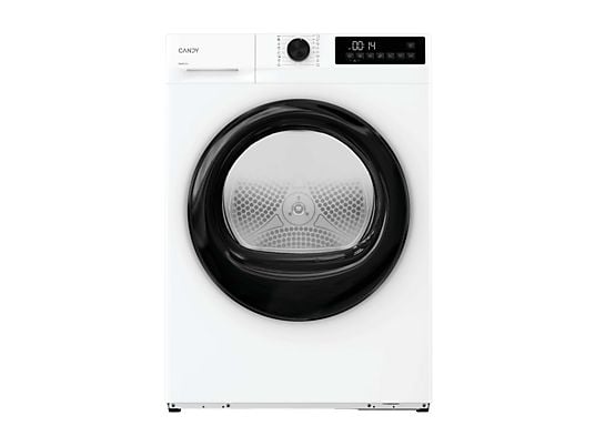 Secadora bomba de calor – Candy GD 9N2B-S, 9 kg, 16 Programas, Carga Frontal, Función Anti-Arrugas, Blanco