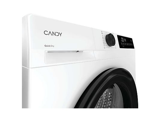 Secadora bomba de calor – Candy GD 9N2B-S, 9 kg, 16 Programas, Carga Frontal, Función Anti-Arrugas, Blanco