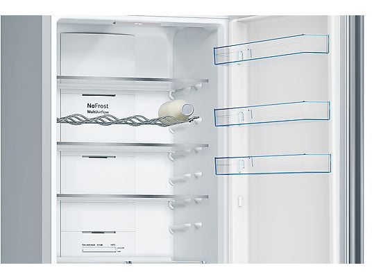 Frigorífico combi – Bosch KGN39VIEA, No frost, 203 cm, 368 l, Cajón VitaFresh, EasyAccess, Inox antihuellas