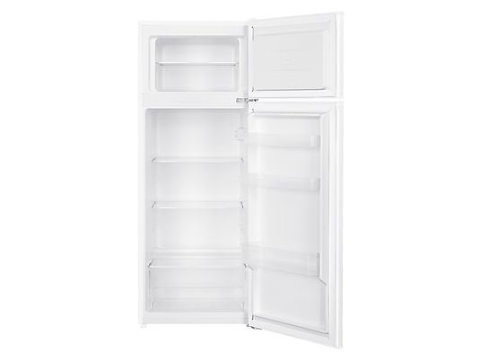 Frigorífico dos puertas – ok. OFK 471 E W, PW58BM, 142.5 cm, 206 l, Pies ajustables, Blanco