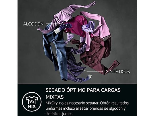 Secadora bomba de calor – AEG Secadora AEG TR818A2PB 8Kg Blanca, Blanco