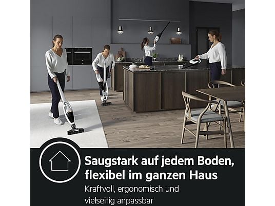 Aspirador de mano – AEG 900277631, 21,6 V, Depósito 0,3 l, Blanco