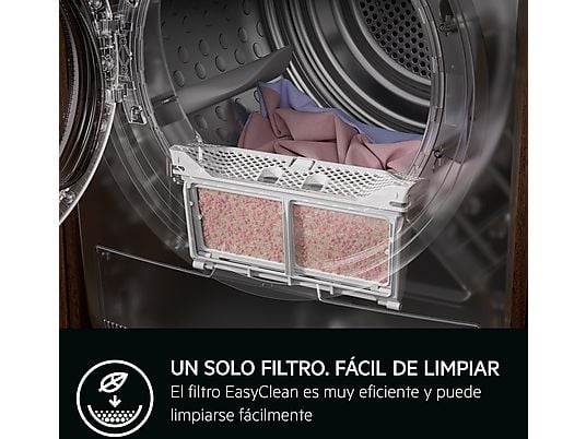 Secadora bomba de calor – AEG Secadora AEG TR818A2PB 8Kg Blanca, Blanco