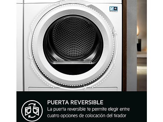 Secadora bomba de calor – AEG Secadora AEG TR818A2PB 8Kg Blanca, Blanco