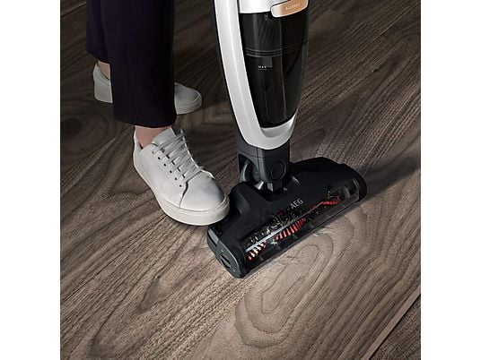 Aspirador de mano – AEG 900277631, 21,6 V, Depósito 0,3 l, Blanco