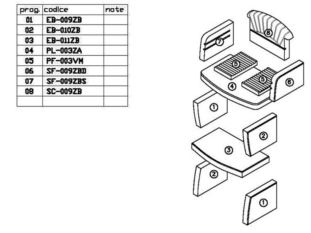 Barbacoa de obra de leña y carbón Linea VZ Modena
