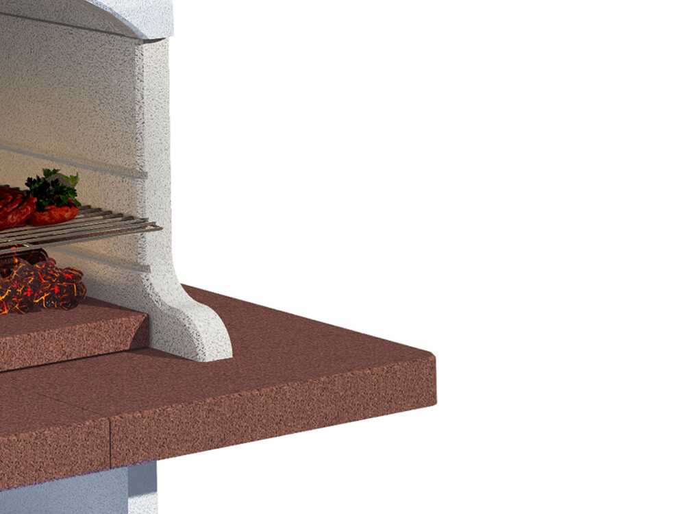 Barbacoa de obra de leña y carbón Linea VZ Portorotondo