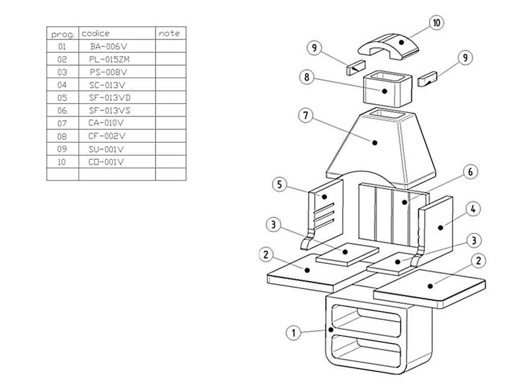Barbacoa de obra de leña y carbón Linea VZ Portorotondo