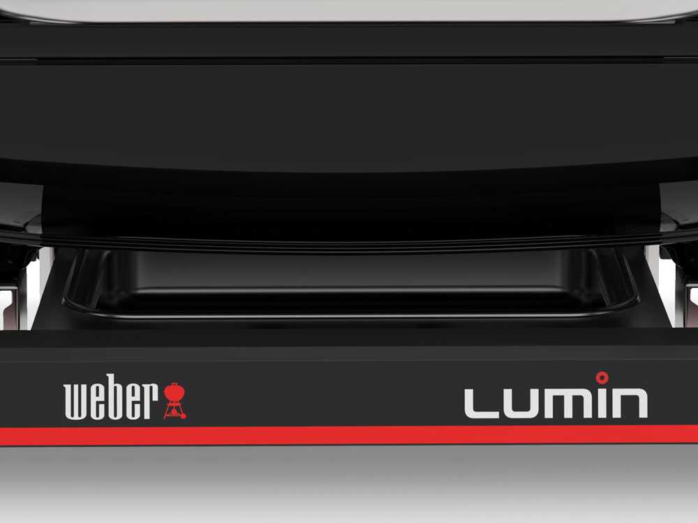 Barbacoa eléctrica portátil – Parrilla 49 x 33 cm – Weber Lumin Black 1502045