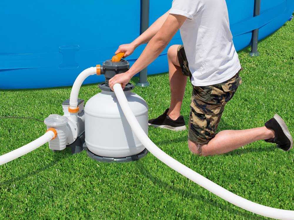 Depuradora de arena Bestway 58486 – Caudal de agua 11355 L/h – 500 W