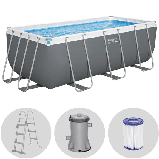 Piscina desmontable Bestway Power Steel 56456 – 412x201x122 cm