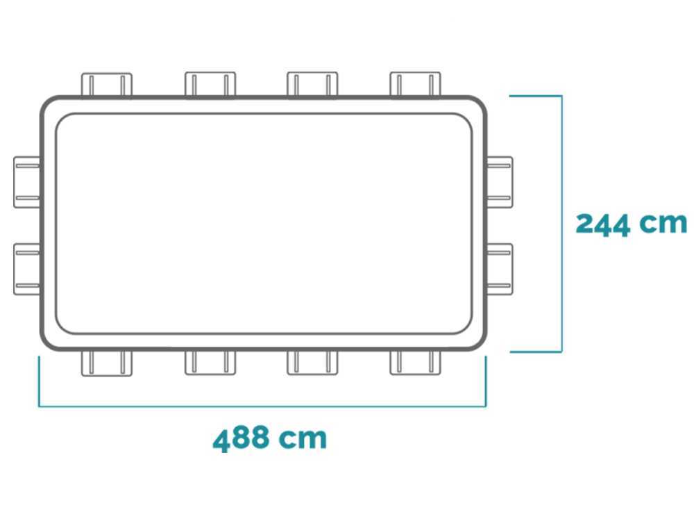Piscina desmontable Intex Prisma Frame 26792NP – 488x244x107 cm
