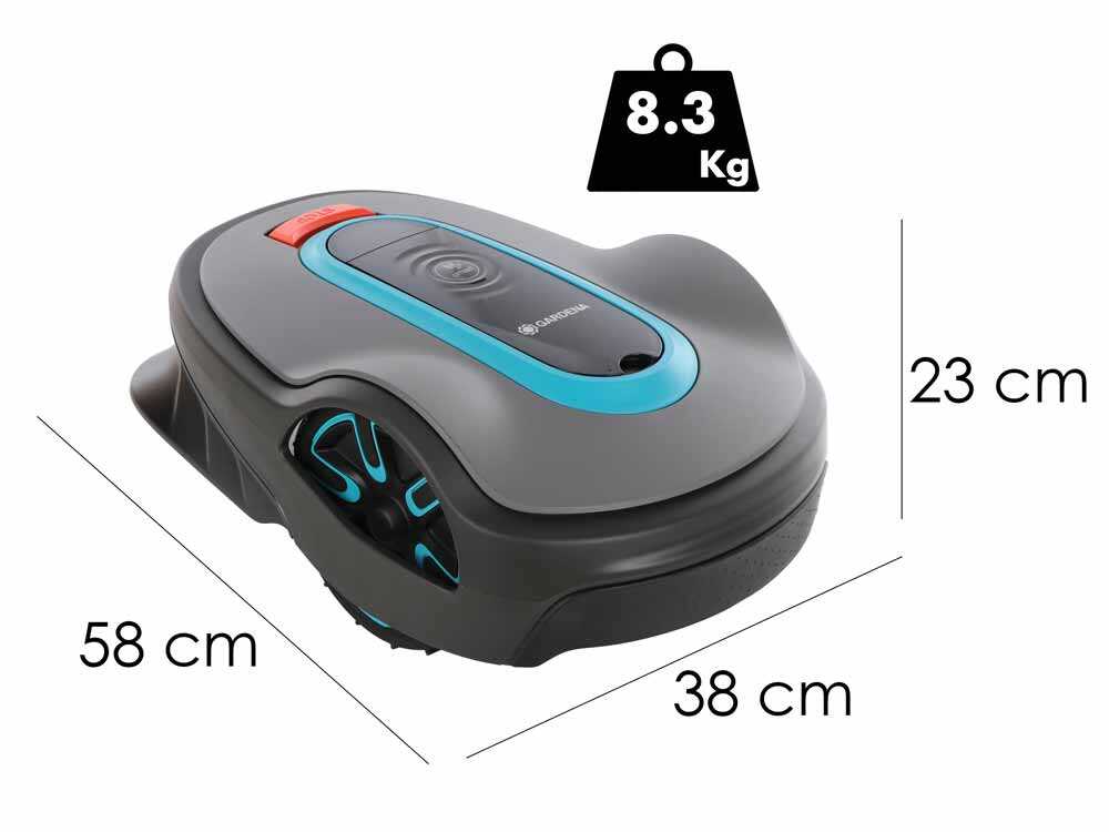 Gardena Smart SILENO Life 750 – Control con Gardena Smart App – Ancho de corte 22 cm