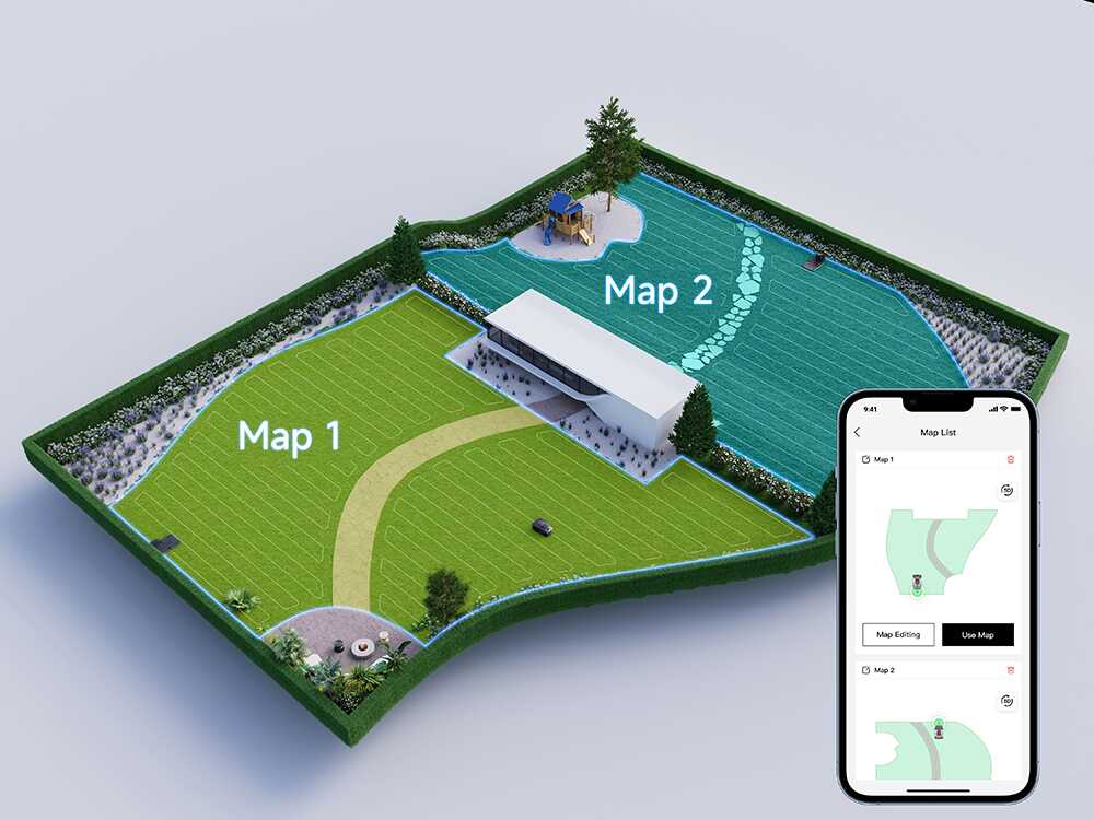 Robot cortacésped MOVA 1000 Con instalación