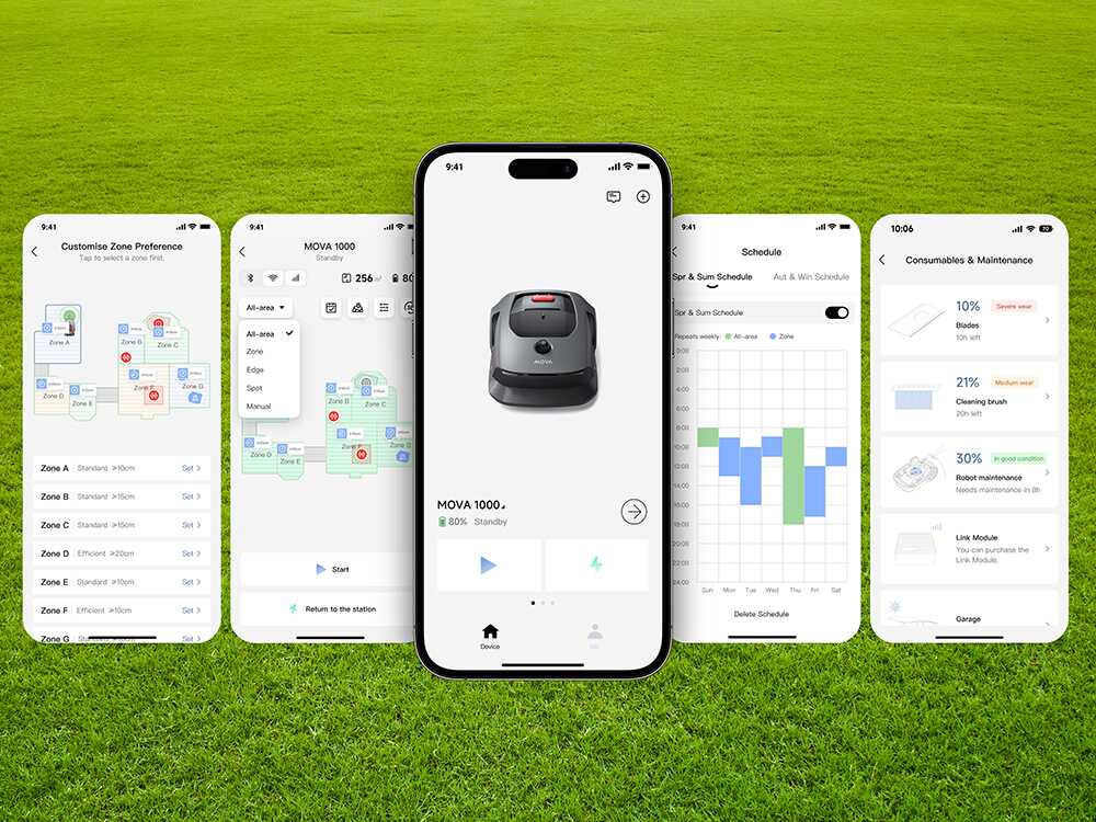 Robot cortacésped MOVA 1000 Con instalación