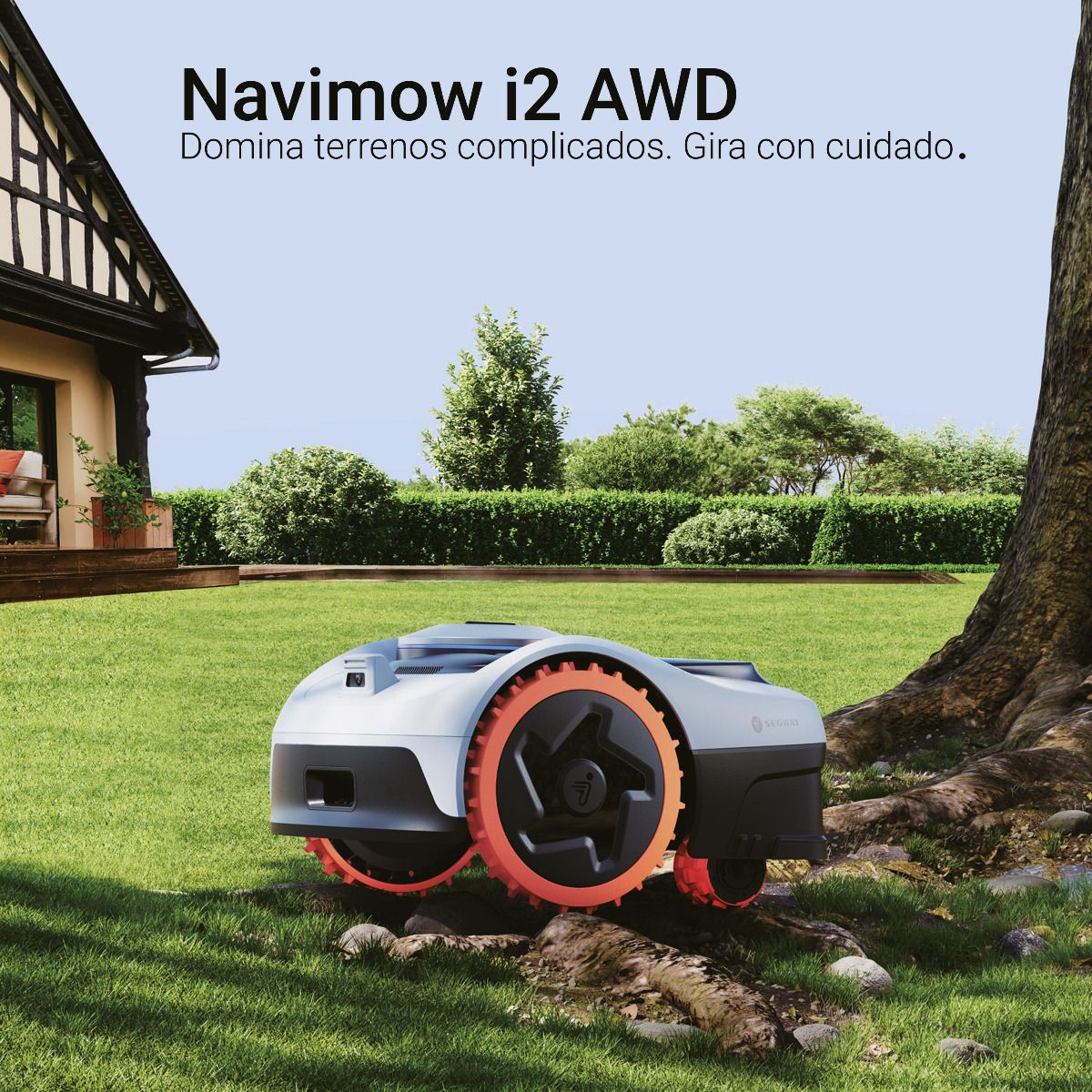 Robot cortacésped i206E AWD 600m2 Segway Navimow