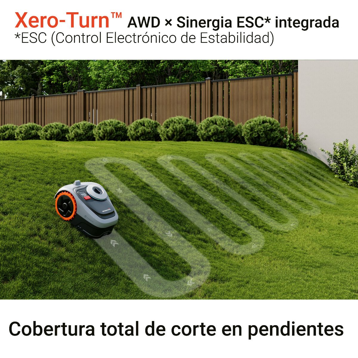 Robot cortacésped i206E AWD 600m2 Segway Navimow