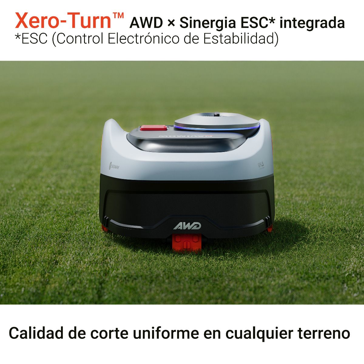 Robot cortacésped i206E AWD 600m2 Segway Navimow