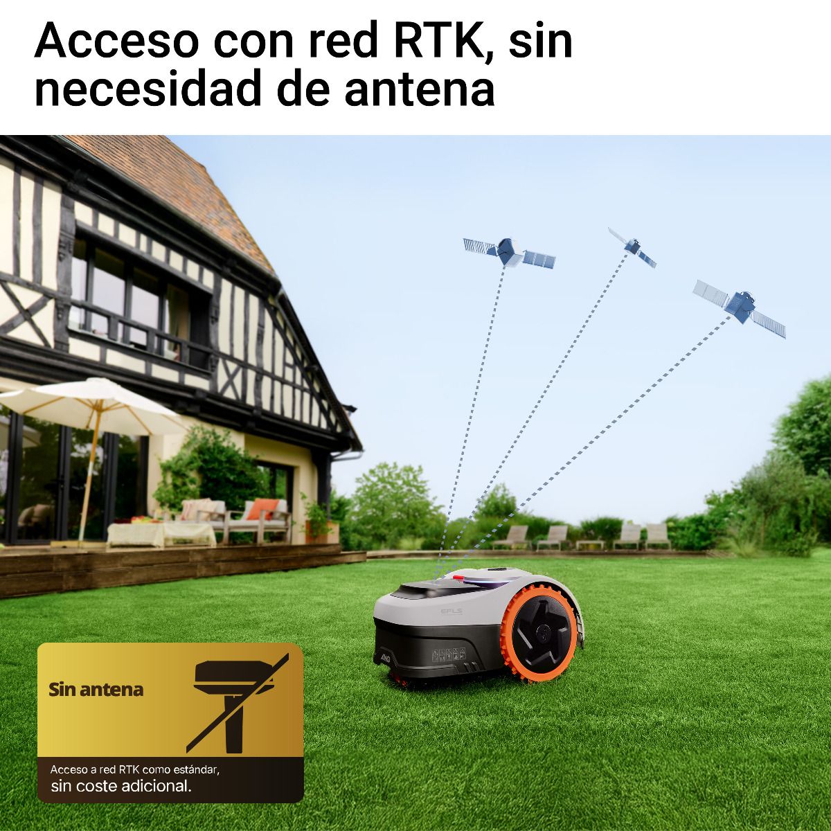 Robot cortacésped i206E AWD 600m2 Segway Navimow