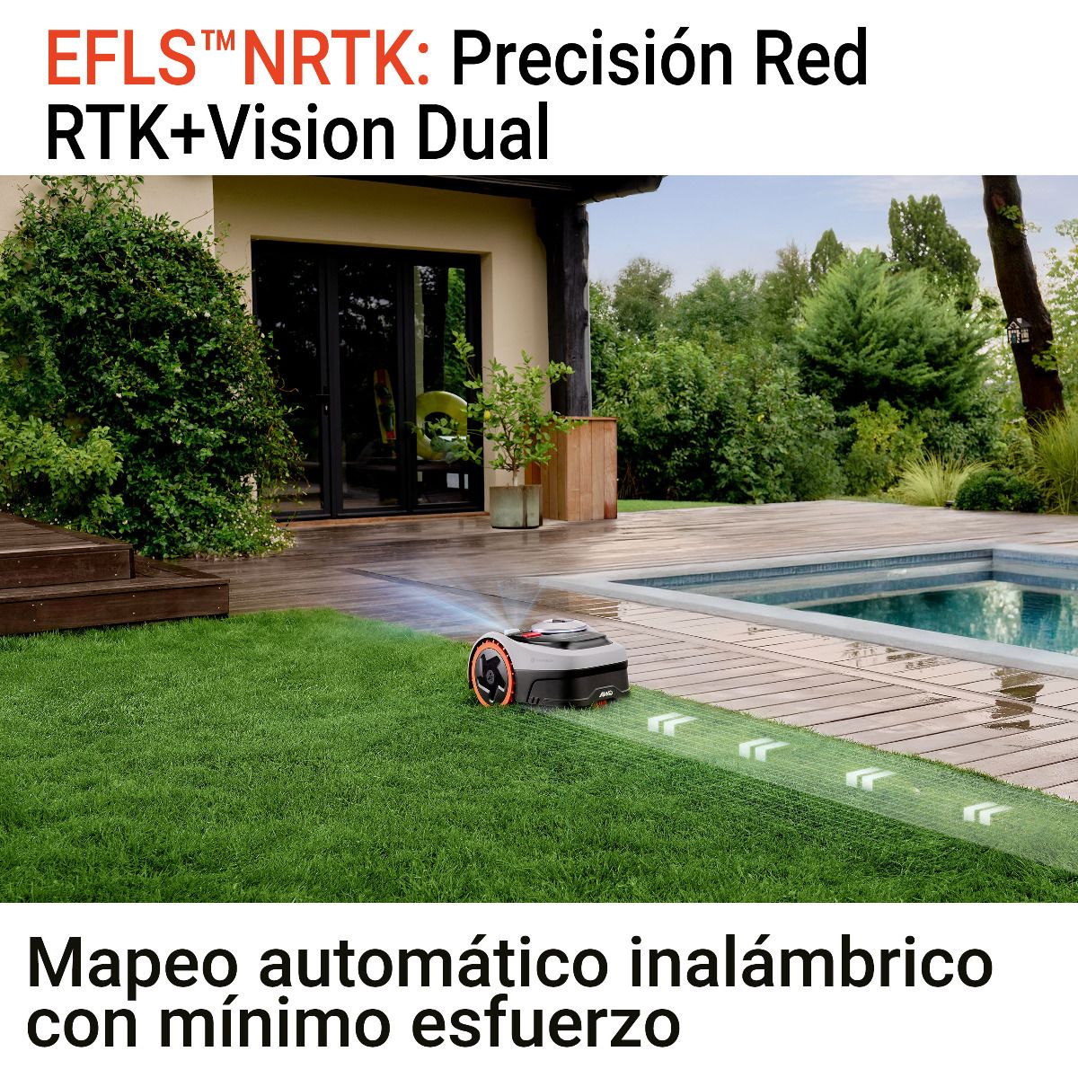 Robot cortacésped i206E AWD 600m2 Segway Navimow