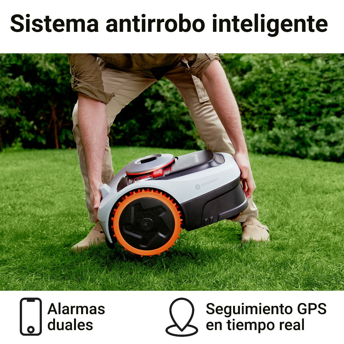 Robot cortacésped i206E AWD 600m2 Segway Navimow