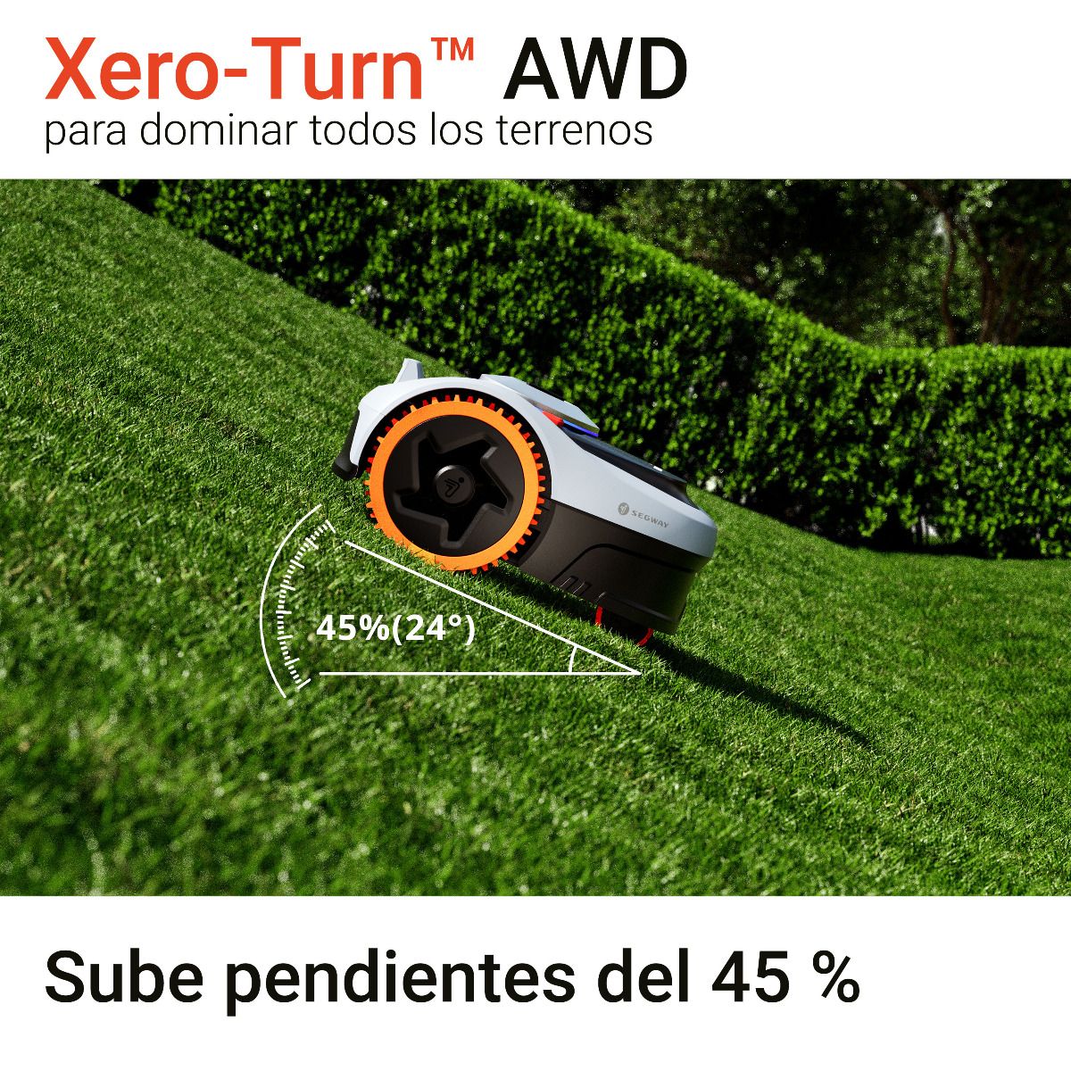 Robot cortacésped i206E AWD 600m2 Segway Navimow