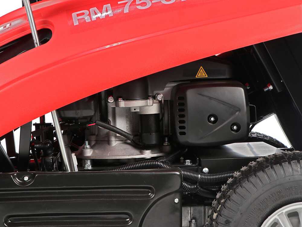 Tractor Cortacésped Minirider Geotech RM 75-610 C – Motor de 224cc